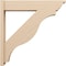 Ekena Millwork 8-in W x 40-in D x 40-in H Funston Trad Rough Cedar Woodgrain TimberThane Outlooker, Primed Tan OUTUR080X40X40FST04RCPR - alternate 6